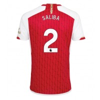 Arsenal William Saliba #2 Domaci Dres 2023-24 Kratak Rukav